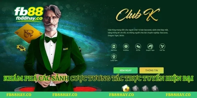 Khám phá các sảnh cược tương tác trực tuyến hiện đại