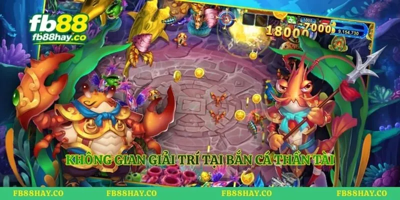 Bắn Cá Thần Tài - Sân Chơi Đổi Thưởng Đỉnh Cao Năm 2026 Không gian giải trí tại bắn cá thần tài