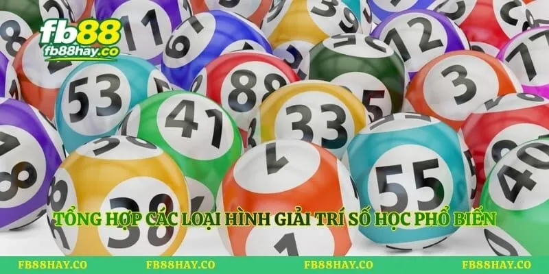 Tổng hợp các loại hình giải trí số học phổ biến
